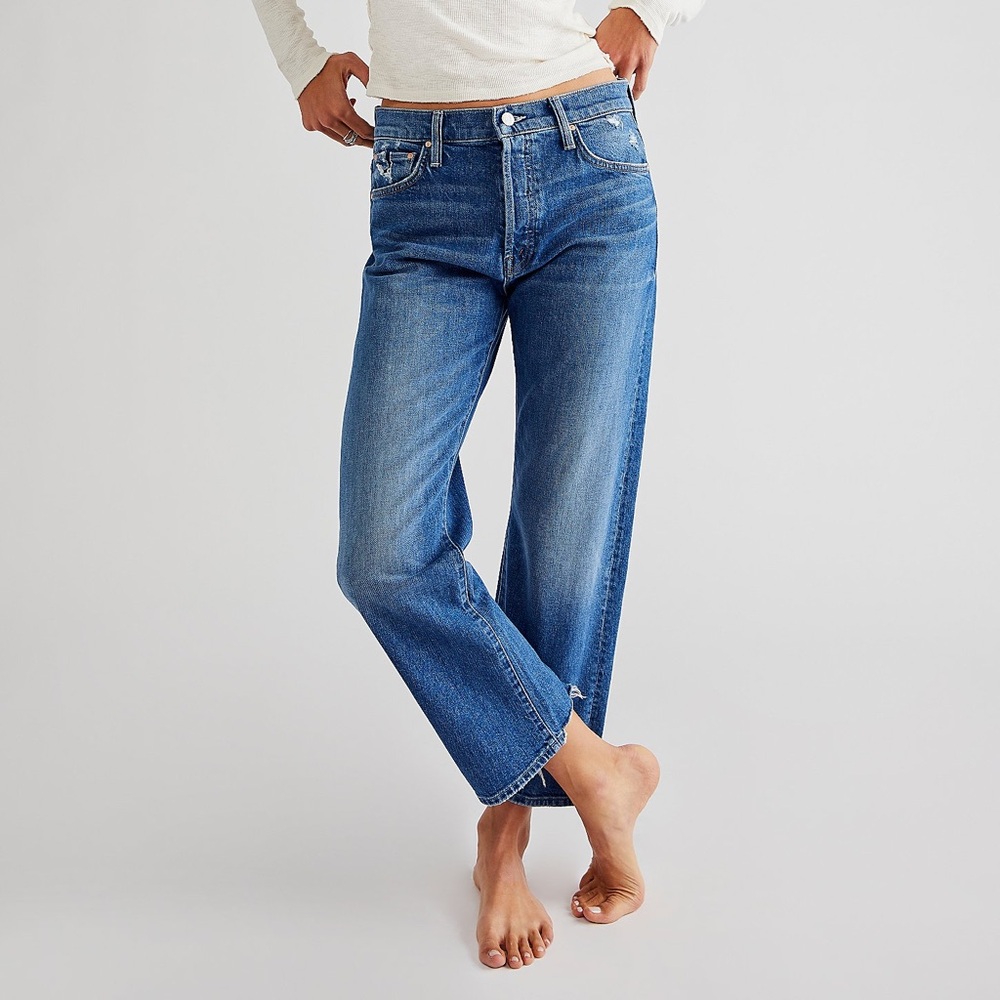 MOTHER The Ditcher Straight Leg Crop